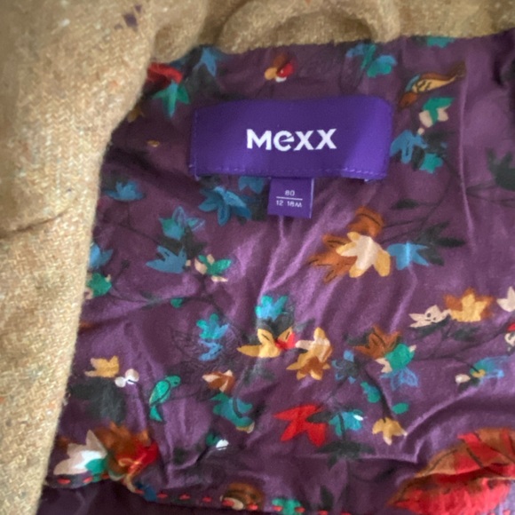 Mexx Baby Girls Soft Wool Blend Camel Riding Blazer 12-18 months VGUC - Picture 3 of 6